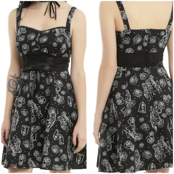 Hot Topic Dresses & Skirts - Disney Hot Topic Sz M Beauty and the Beast Dress